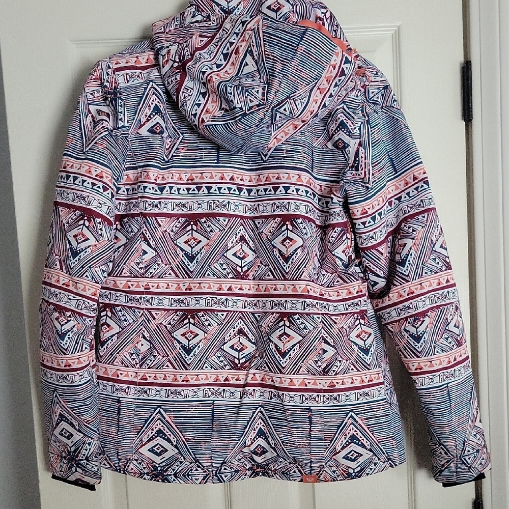 Roxy Multicolor Patterned Ski Jacket - image 5